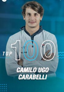 Lee más sobre el artículo Tenis masculino: CAMILO UGO CARABELLI ACCEDIÓ AL TOP 100