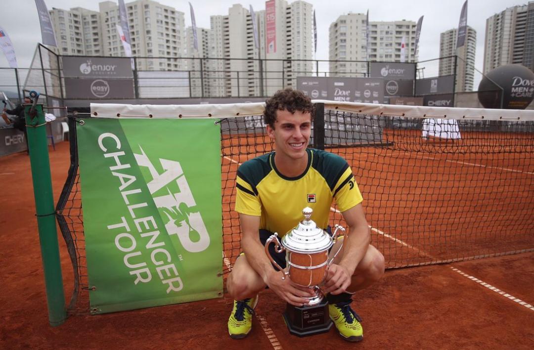 Tenis masculino: JUAN MANUEL CERUNDOLO GANÓ EL CHALLENGER DE COQUIMBO