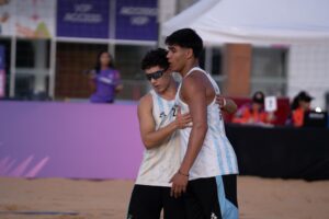 Lee más sobre el artículo Juegos ASU 2025: VOLEY PLAYA | LA DUPLA MASCULINA FINALIZÓ EN EL CUARTO PUESTO Y LA FEMENINA EN EL NOVENO LUGAR