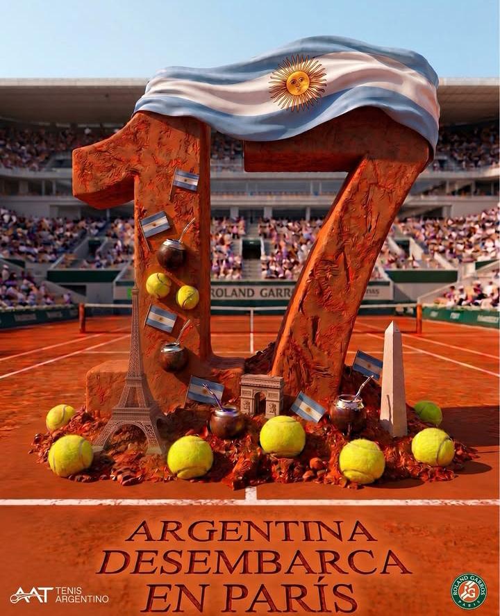 Tenis: ÉPOCA DORADA PARA LOS ARGENTINOS EN PARÍS
